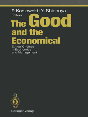 cover image of The Good and the Economical